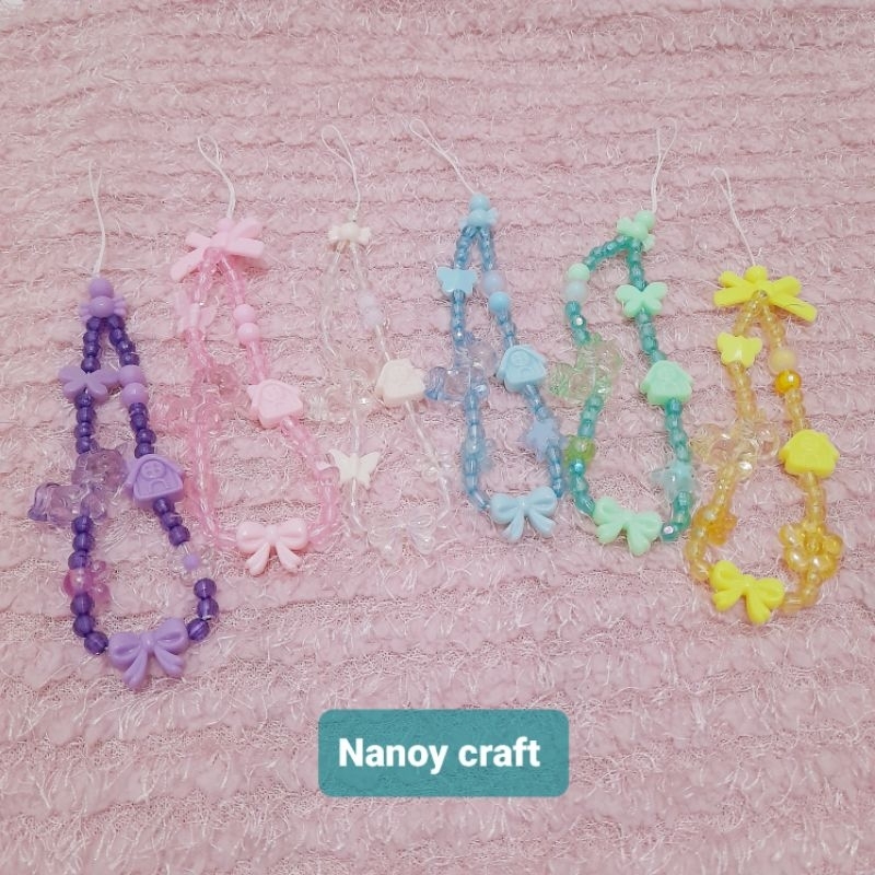 Gantungan hp/Strap hp/Strap hp lucu/Strap hp Unicorn/Strap hp manik2 lucu