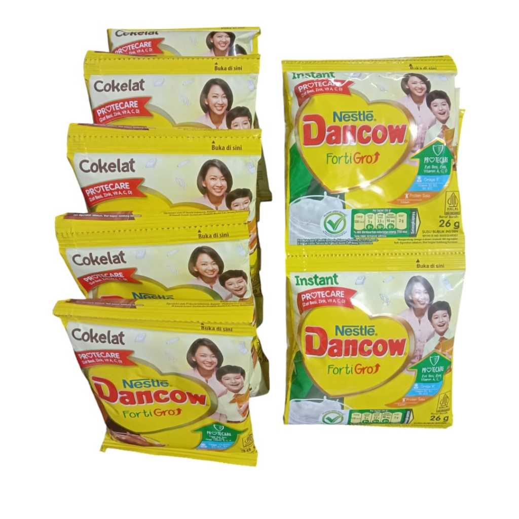 

NESTLE SUSU DANCOW FORTI GROW (1 RENCENG) 10 SACHET