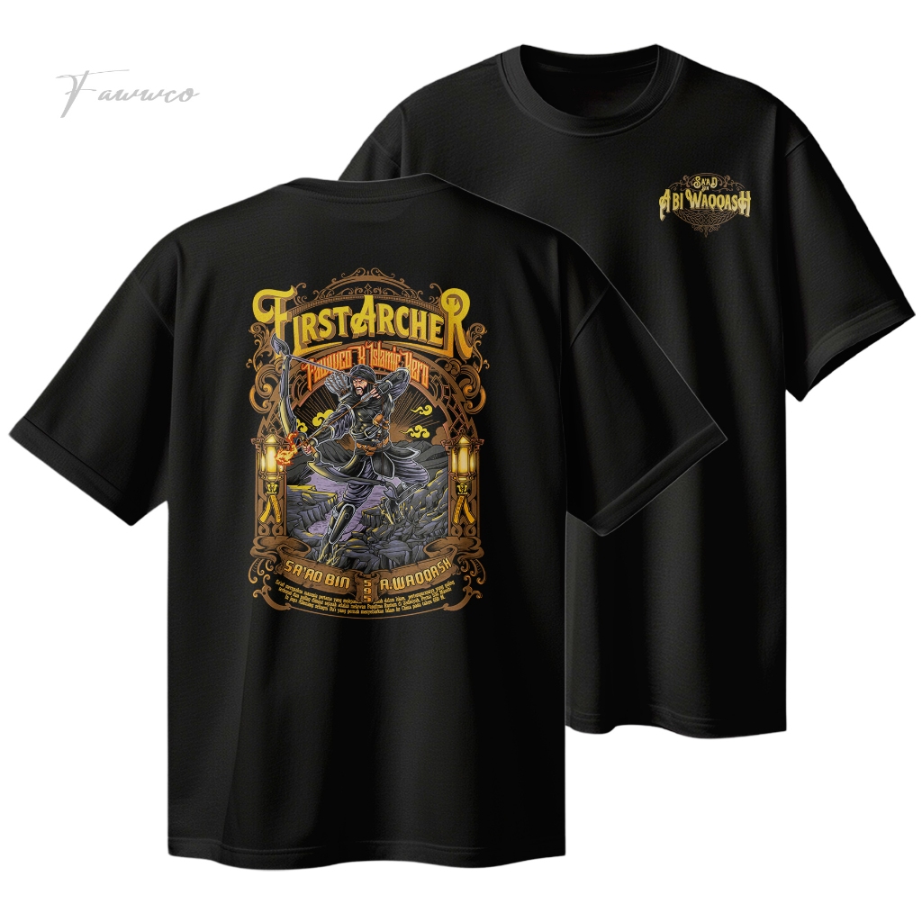FAWWCO Saad bin Abi Waqqash - Kaos Dakwah Premium 24S