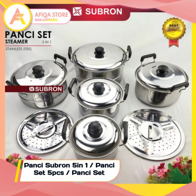 Panci Subron 5in 1 / Panci Set 5pcs / Panci Set
