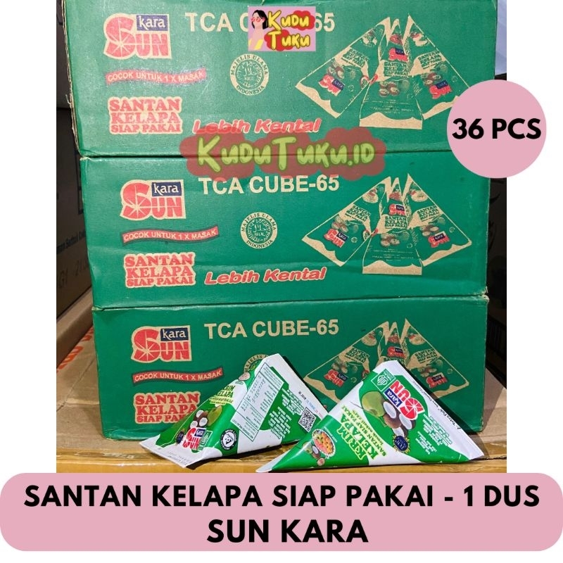 

1 DUS - SUN KARA SANTAN KELAPA SIAP PAKAI 65ml 1 DUS ( 36 pcs )