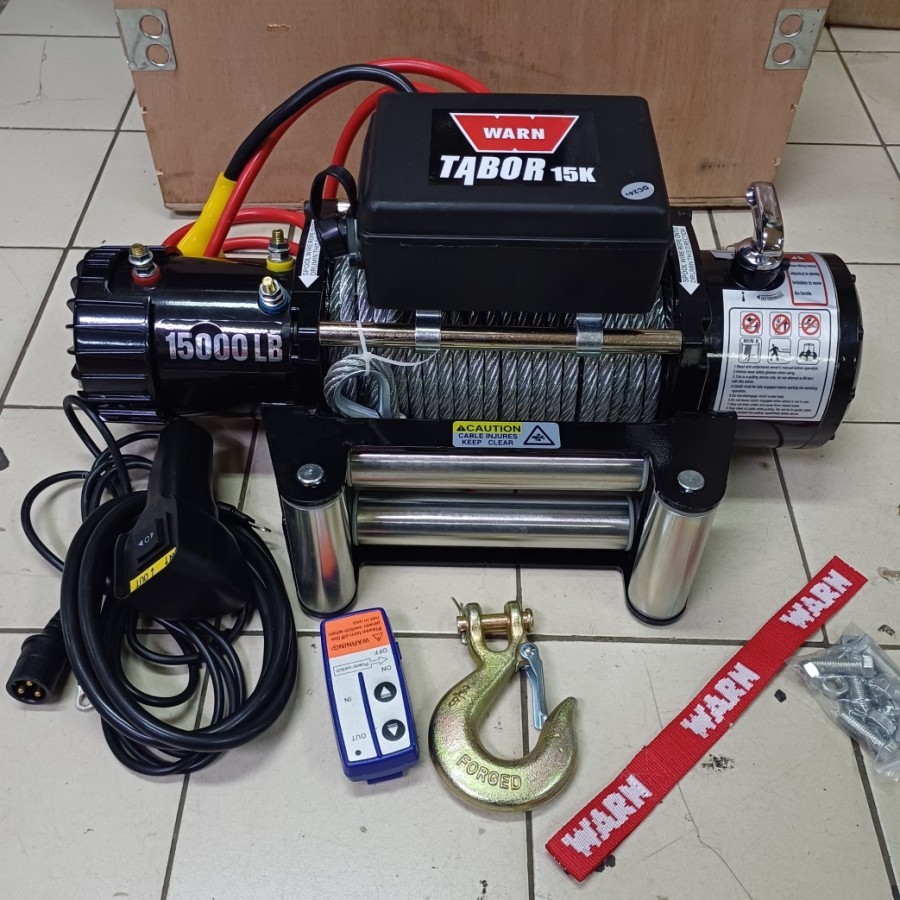winch 24 volt model warn tabor 15000 LBS