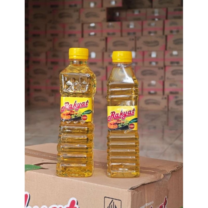 

MINYAK GORENG MERK RAKYAT 400ml BOTOL ( HARGA PER 3 BOTOL)