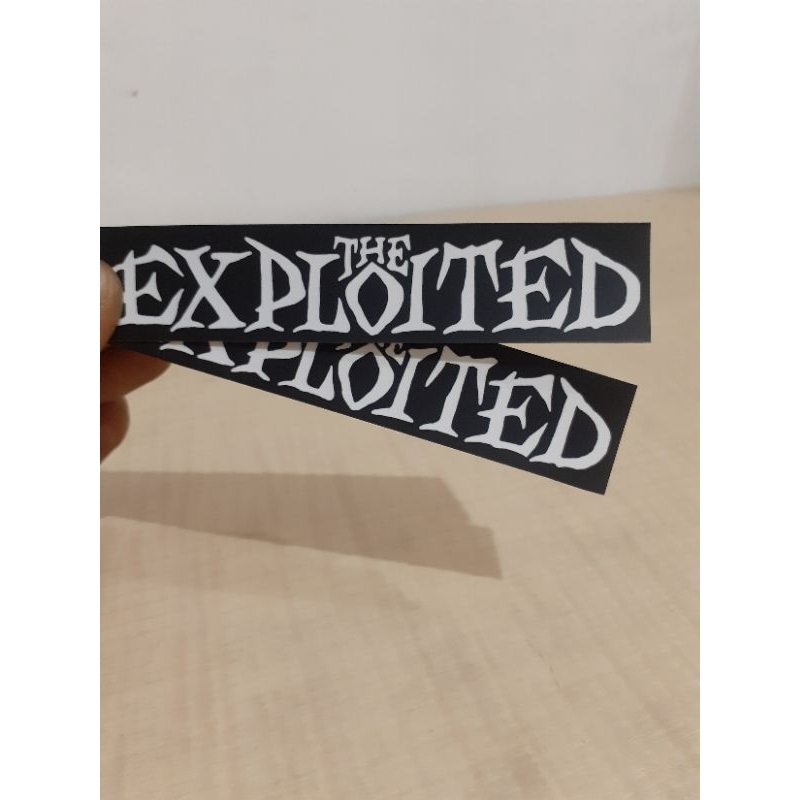 

stiker aesthetic stiker band the exploited