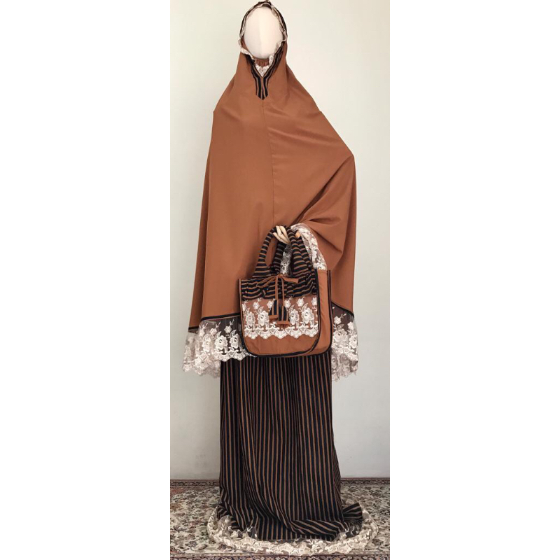 Mukena Batik Solo Lurik