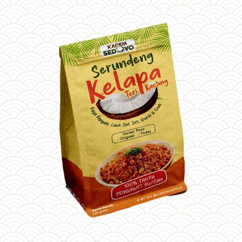 

Serundeng Teri Kacang KAGEM SEDOYO 120 Gram