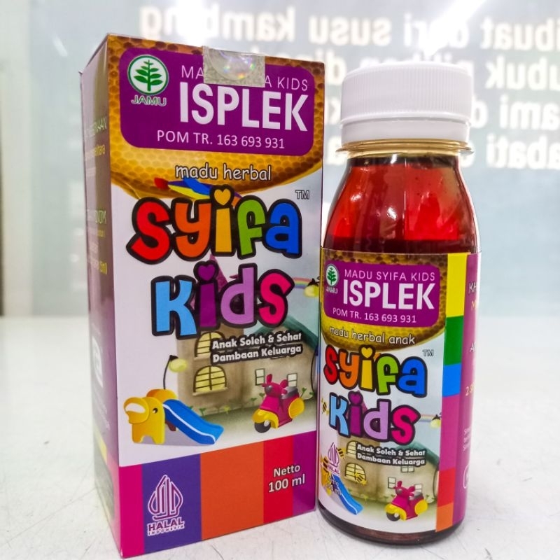 

Syifa Kids ISPLEK Madu Anak Ispa dan flek paru-paru Herbal Indo Utama