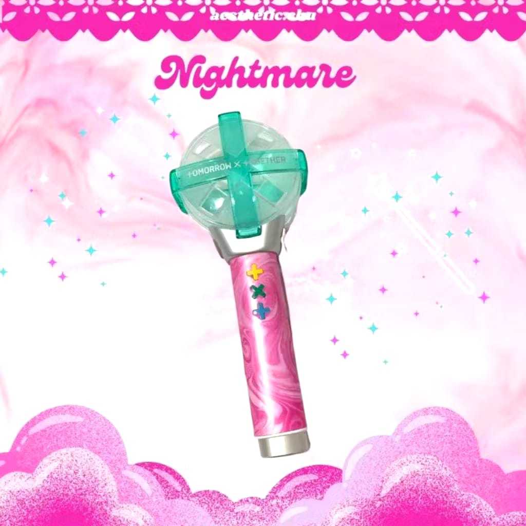 

Nightmare Skin Sticker Light Stick Moabong TXT Deco Decal Ver 1 (Sticker saja bukan Lightstick)