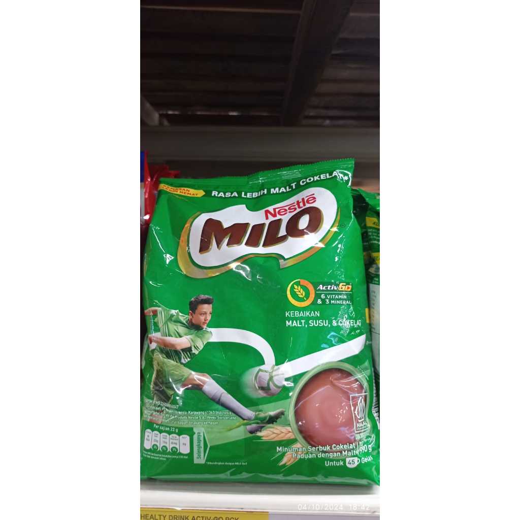 

MILO HEALTY DRINK ACTIV-GO PACK 900GR - PER DUS