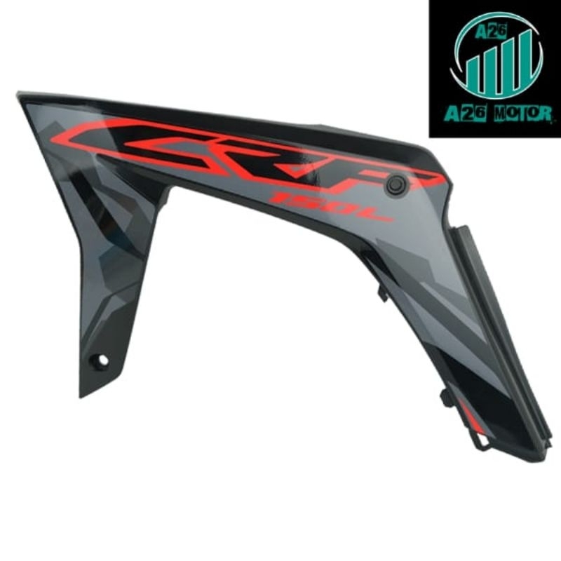 Cover Body Kiri Set Hitam Type 1 Honda CRF 150L ORIGINAL 17556K84960ZA
