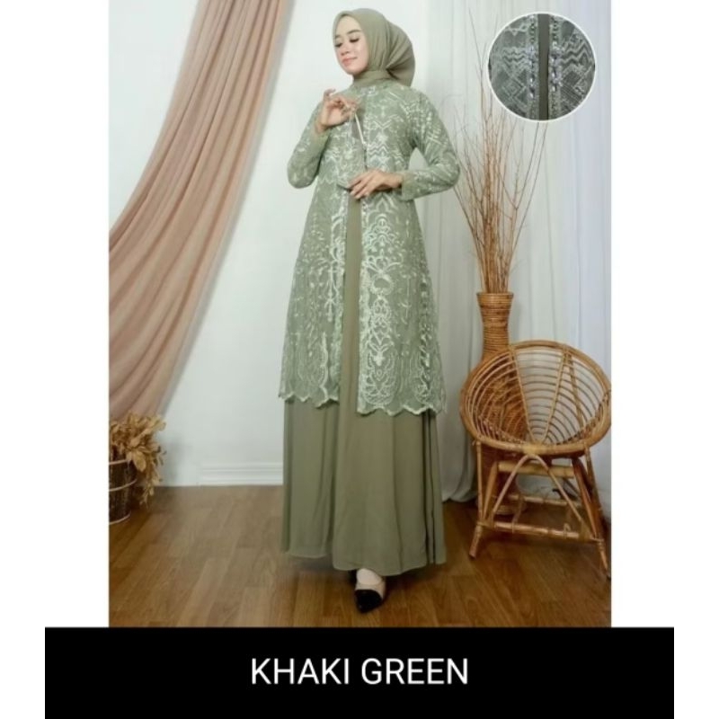 Gamis Brukat/ Dress Brukat Tile