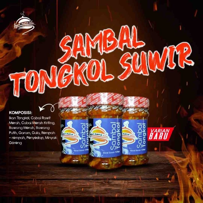 

Sambal Tongkol Suwir Pedas 130gr