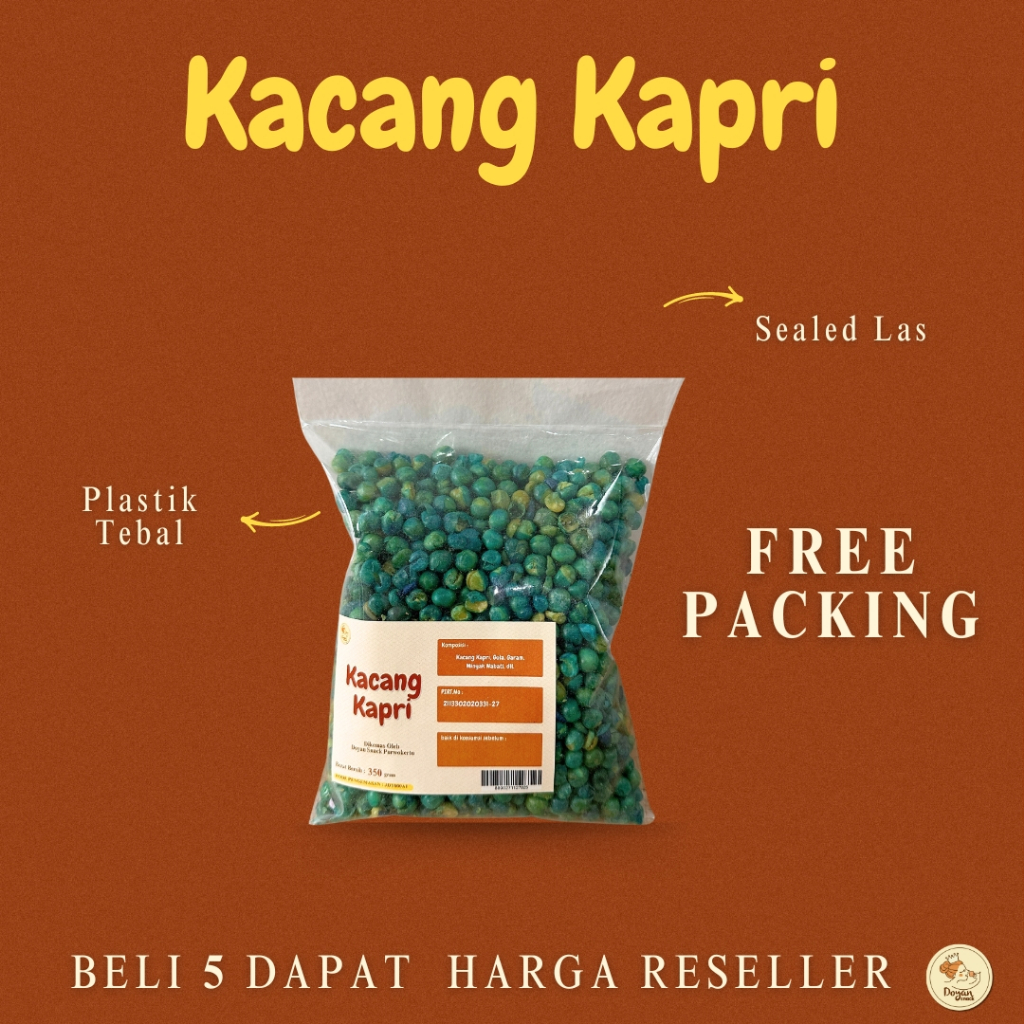 

KACANG KAPRI 350GR/KACANG POLONG KAPRI