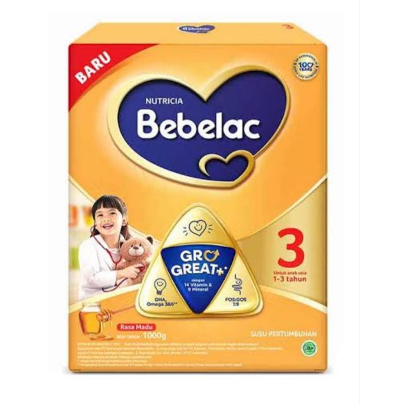 Susu Bebelac 3+ Madu 1kg