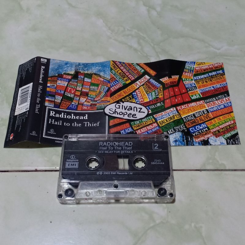 Kaset pita Radiohead - hail to the thief