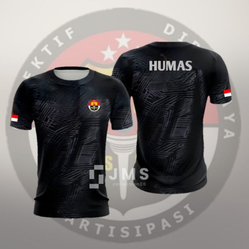 kaos HUMAS POLRI/ baju kaos HUMAS POLRI premium bisa cod
