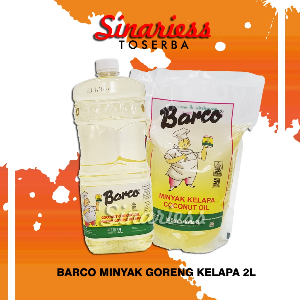 

Barco Minyak Goreng Kelapa 2L | Refill Pouch | Botol | 2liter | Coconut Cooking Oil