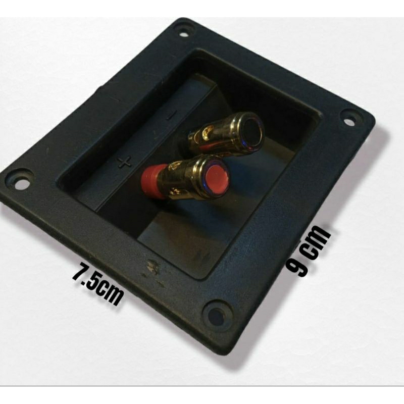 Terminal Speaker Kotak binding post gold pencet