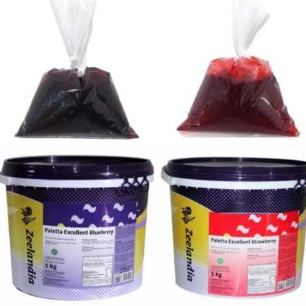 

selai paletta strawberry dan blueberry repack 250gr