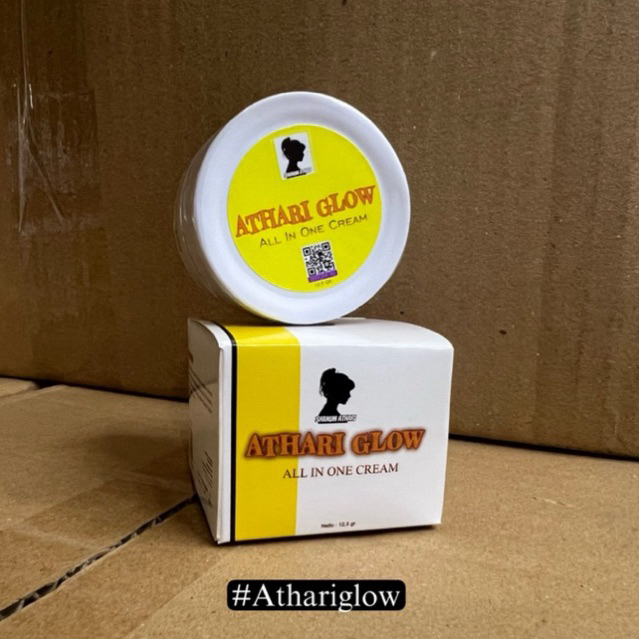 BPOM) Athari Glow All In One Cream, Mengatasi Kulit wajah Kusam, Flek, Acne, Whitening mencerahkan N