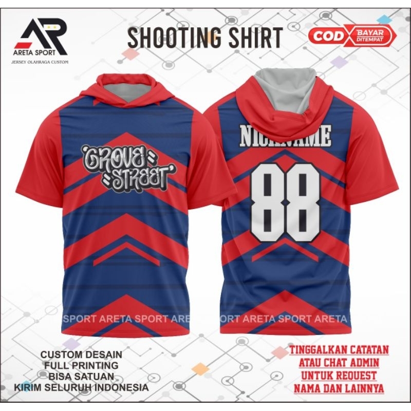 Jersey basket bertopi