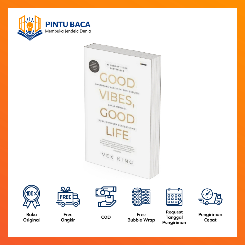 Buku Good Vibes, Good Life - Vex King