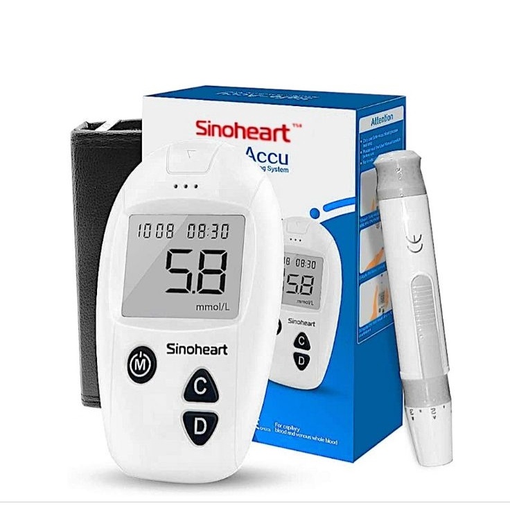 Ready Promo  Alat Cek Gula Darah Glucosa Sinocare  Alat Ukur Kadar Gula Darah