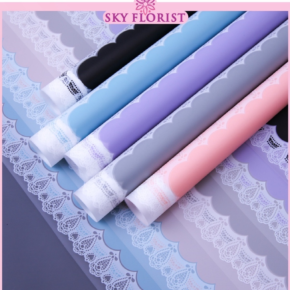 

Update Laris 2 LEMBAR Kertas Buket Bunga Motif Renda Lace Border Cellophane Flower Wrapping Paper KB6175