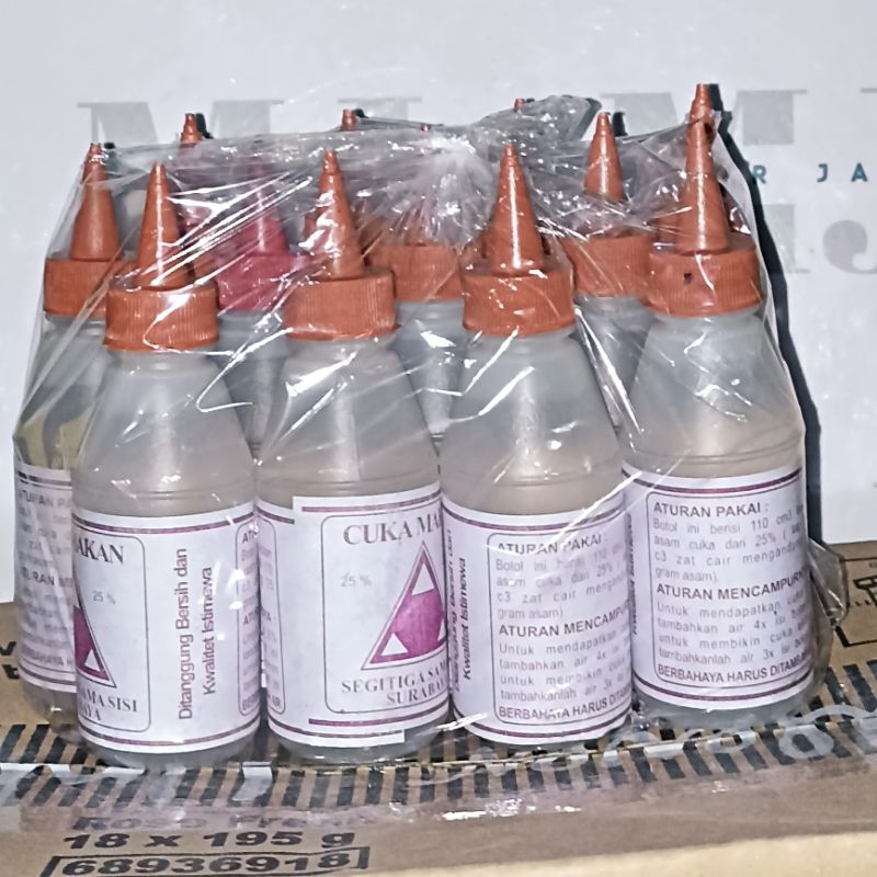 

Cuka Makan Cap Segitiga Sama Sisi 1 Slop 12 Botol