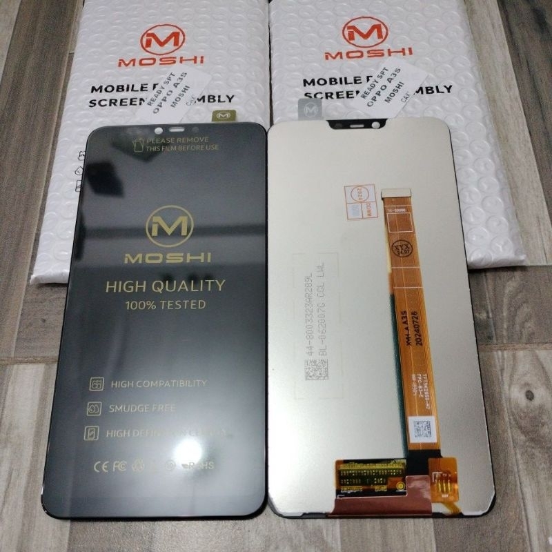 lcd oppo a3s/cph1803/cph1853/realme2/rmx1805/realme c1/rmx1811/a12e MOSHI