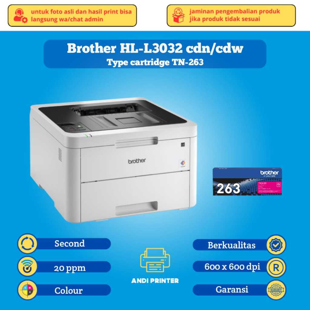 Printer Brother HL-L 3032 cdn/cdw color