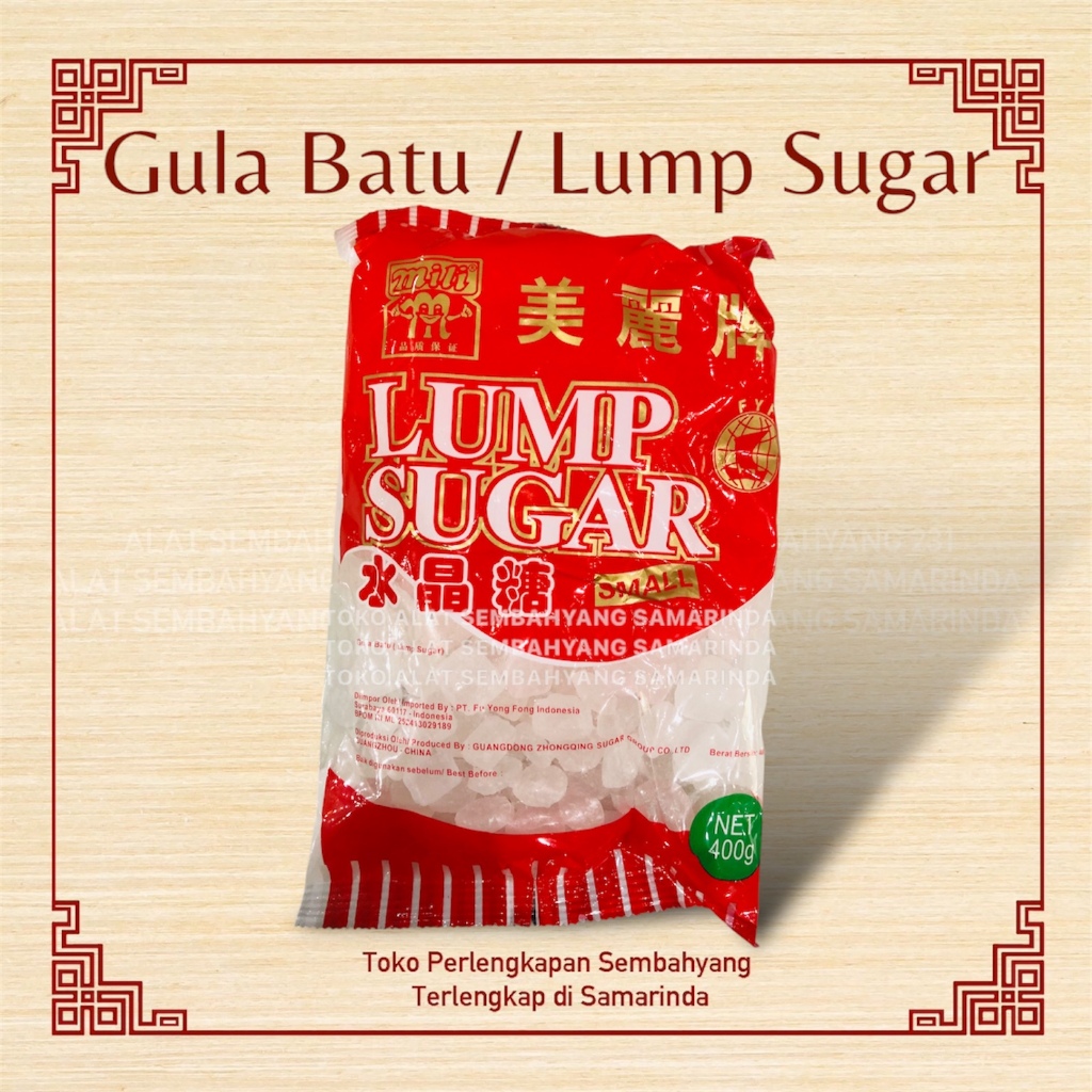 

Gula Batu / Lump Sugar / Merk Mili / 400 gr