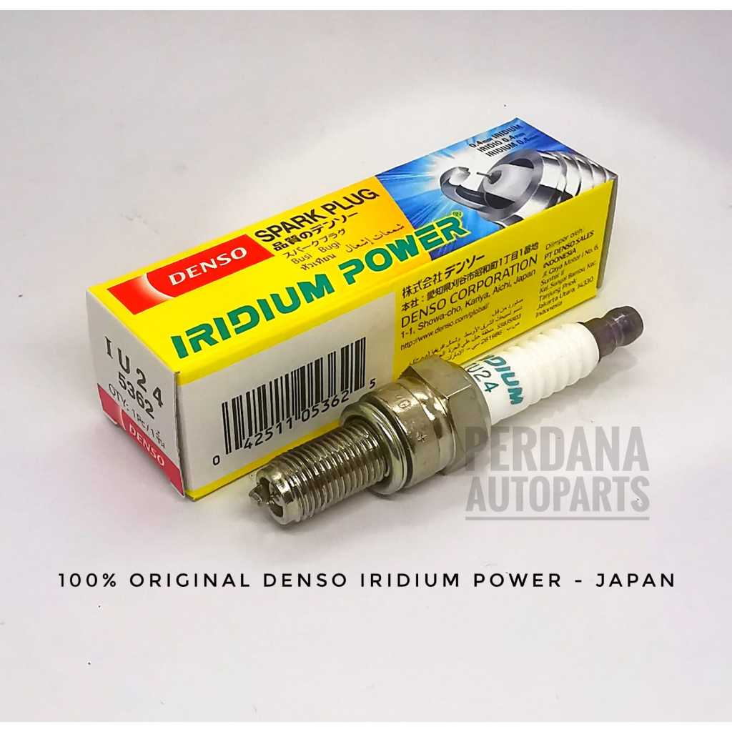 Busi Yamaha Vixion Old, Jupiter MX 150, R15 V2, Xabre Original DENSO Iridium Power Japan