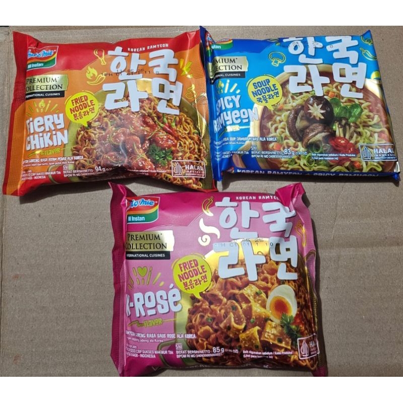 

indomie korean ramyeon 80/90gr
