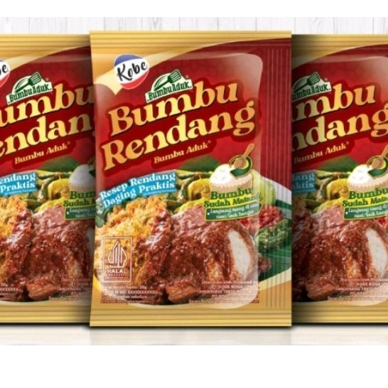 

TERMURAH BUMBU RENDANG INSTAN KOBE 20 GRAMX 10 PICIS