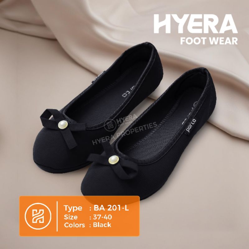 Sepatu Wanita Flat Kain Balet Merek Porto Sekolah Kerja Casual Ringan