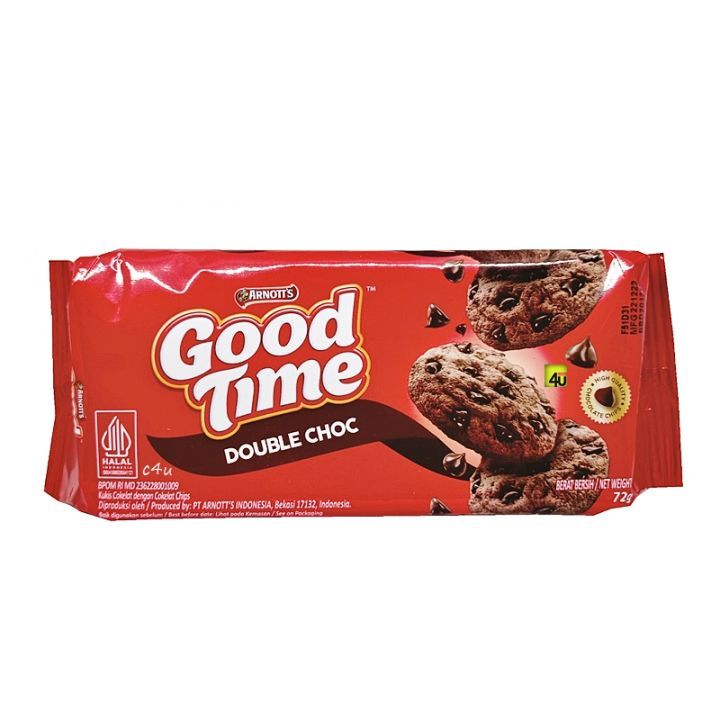 

Good Time Double Choc Chocochip Cookies 72 G