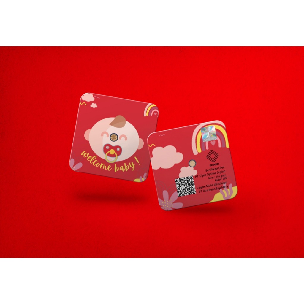 Emasin logam mulia emas 24k 0,001 - 0,005gram ecopack