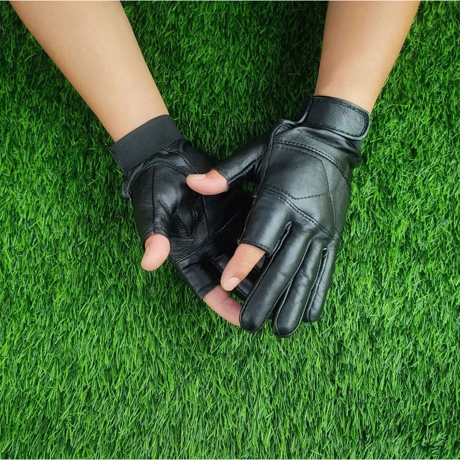 Sarung Tangan Motor Kulit Domba Anti Slip - Motor Gloves