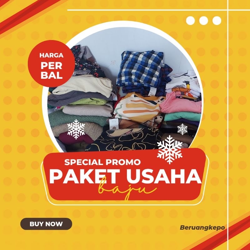 Paket Usaha Baju/Kaos/Daster/Atasan/Celana