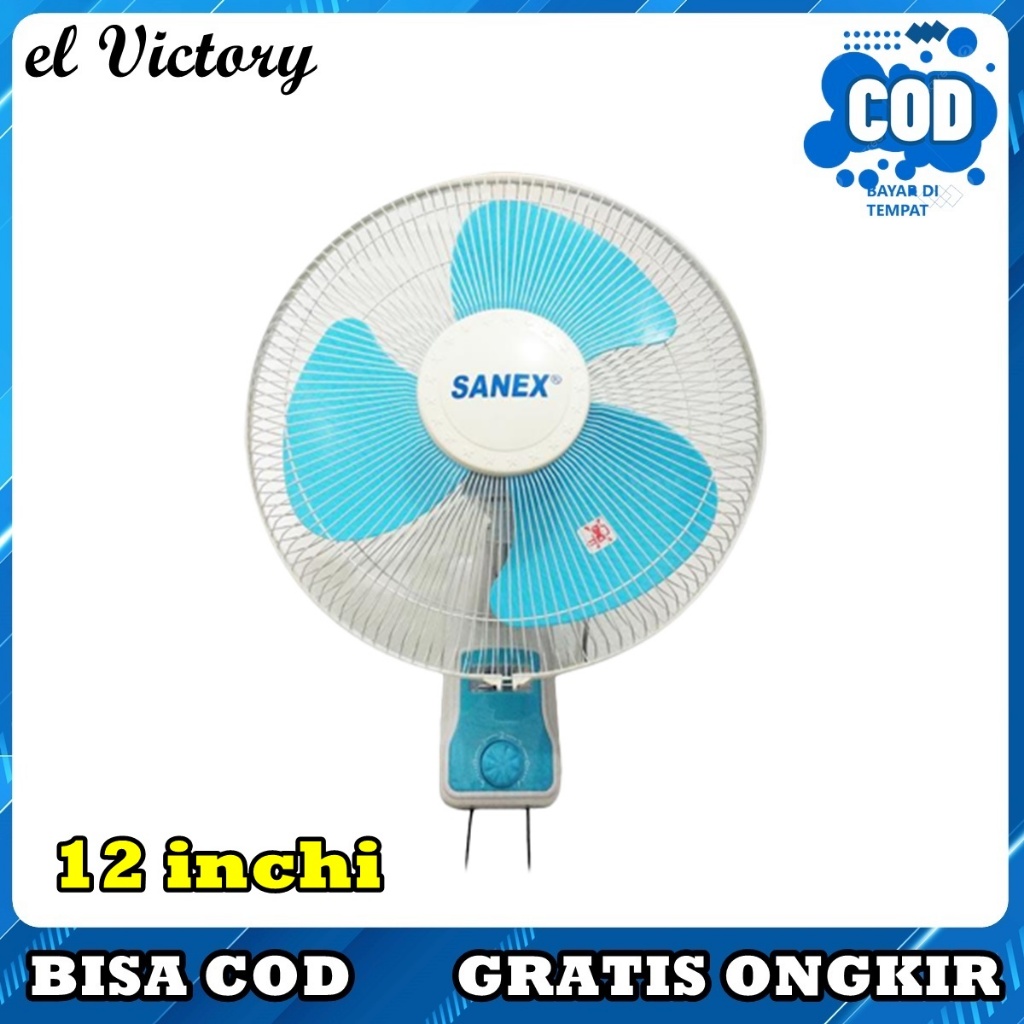 Kipas Angin SANEX FW-1280 12 Inchi Dinding Bergaransi