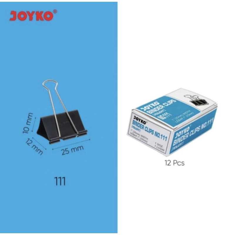 

Binder clip Joyko 111 25mm (2dus/24pcs)