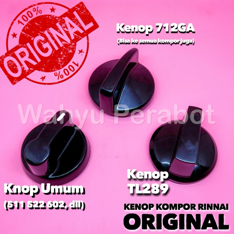 KNOP KOMPOR GAS RINNAI TURBO BGX 712 / KENOP PUTARAN KOMPOR GAS RINNAI TURBO TIPE RI 712BGX RI 712T 