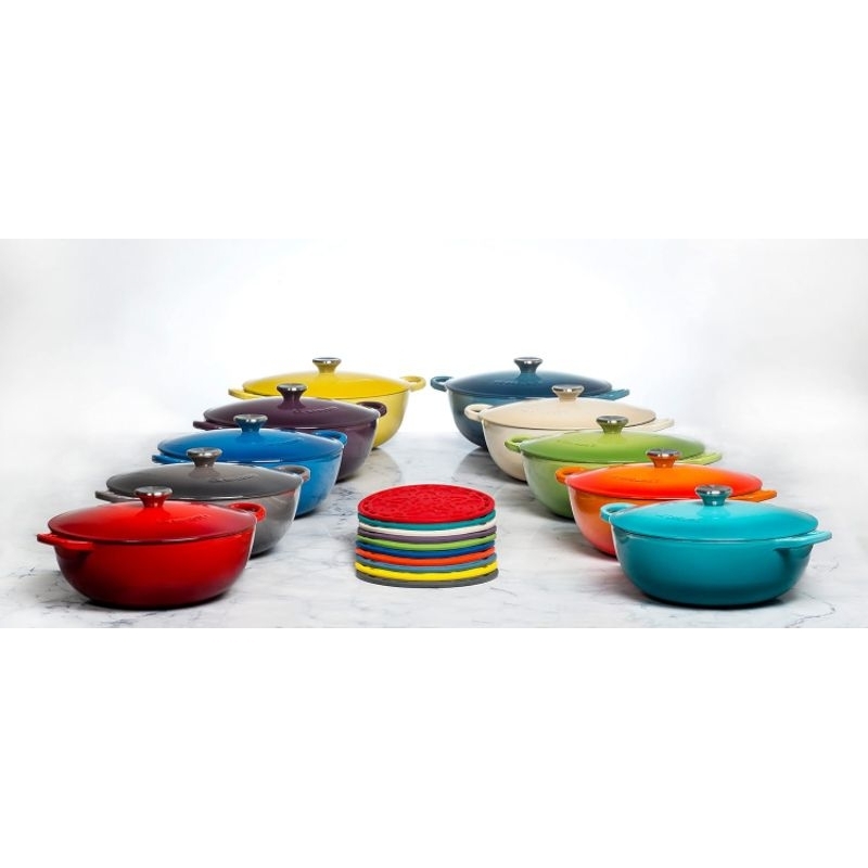 original le creuset Silicon trivet tatakan panci silikon 20 cm
