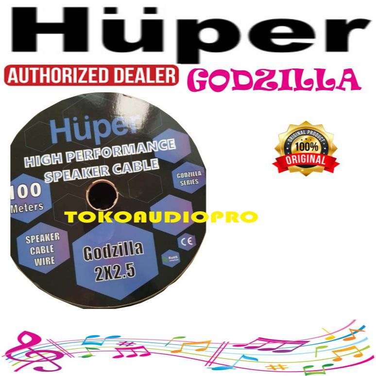 Kabel Speaker Huper GODZILLA Kabel Speaker Huper Original