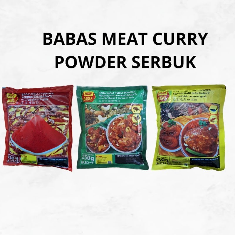

Babas Meat Curry powder/Bumbu Kari Babas 250gr