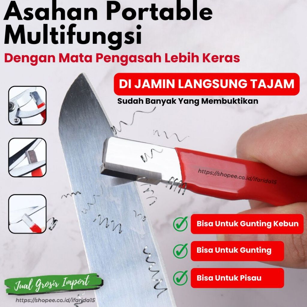 

Alat Pengasah Asah Pisau Cepat Rautan Genggam Portable Pengikis Besi Pisau Gunting Tang Kapak Multifungsi Untuk Peralatan Rumah Tangga
