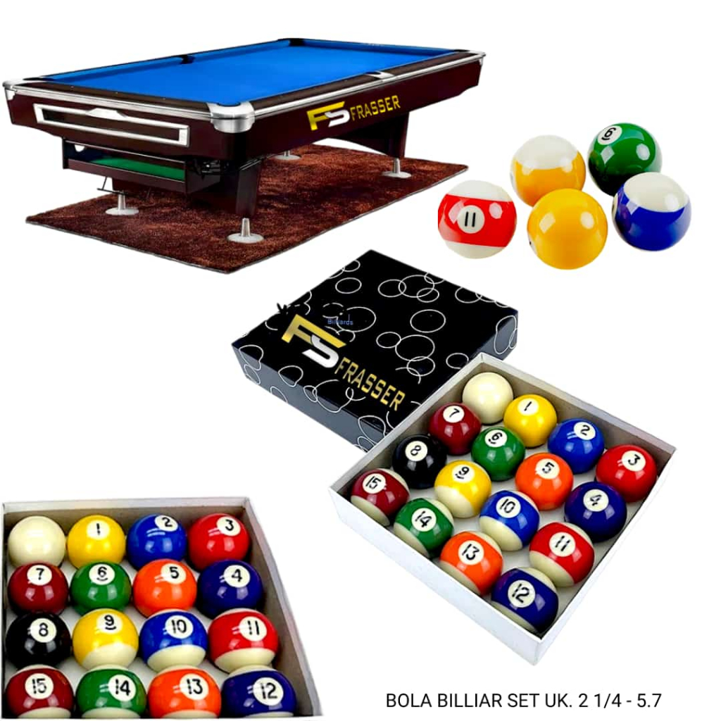 Frasser Bola Biliar / Bola Billiard / Bola Bilyar Premium / Bola Belgi / Bola Premier Belgium