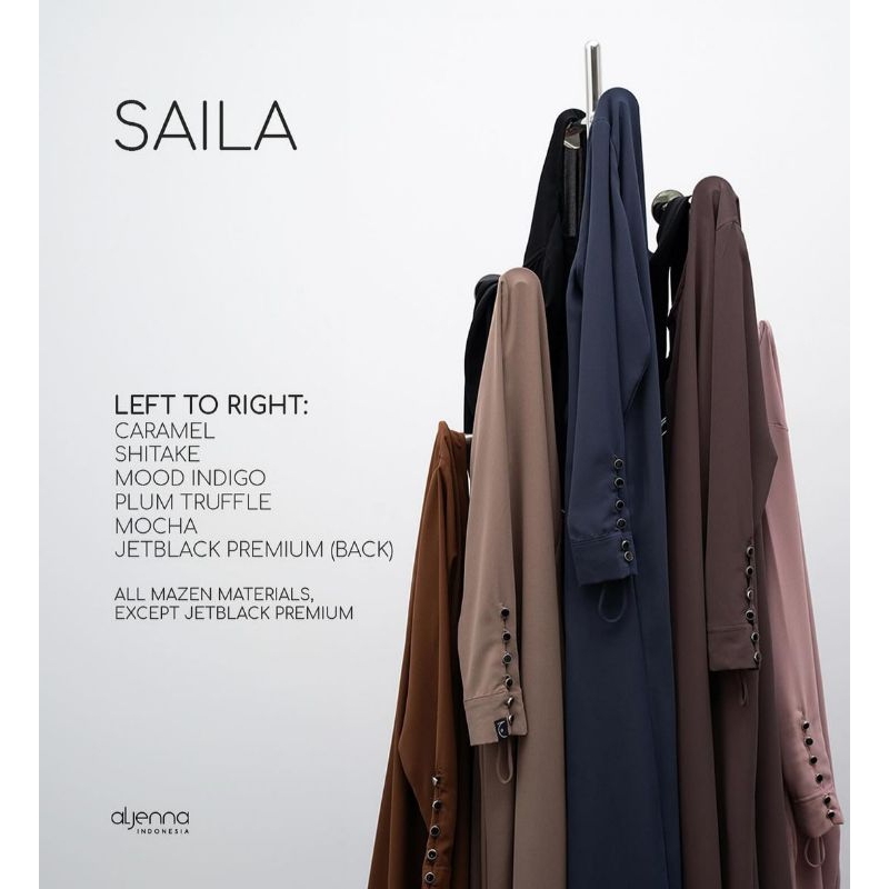 Saila Aljenna Caramel -  Noa Luna Elmadina Abaya - Lorry Ditsy Moslem - Clarissa Alfi Huraiyah- Moho