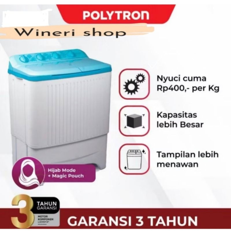 Mesin cuci polytron 2 tabung / mesin cuci 2 tabung / mesin cuci polytron 7073 / Mesin cuci polytron 